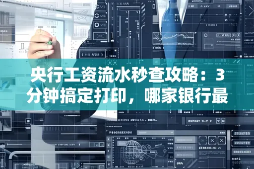 央行工资流水秒查攻略:3分钟搞定打印,哪家银行最快?