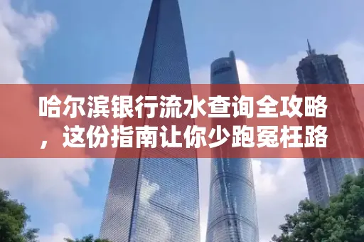 哈尔滨银行流水查询全攻略,这份指南让你少跑冤枉路