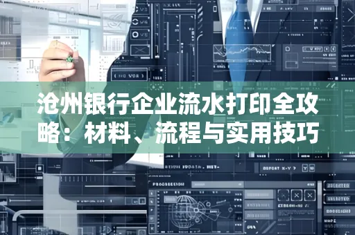 沧州银行企业流水打印全攻略:材料、流程与实用技巧