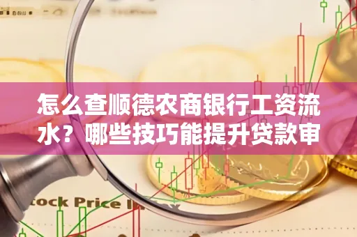 怎么查顺德农商银行工资流水?哪些技巧能提升贷款审核成功率?