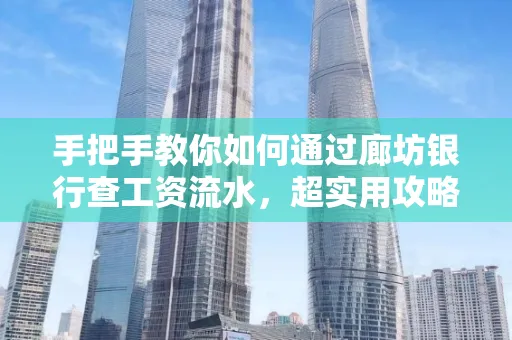 手把手教你如何通过廊坊银行查工资流水,超实用攻略不走弯路