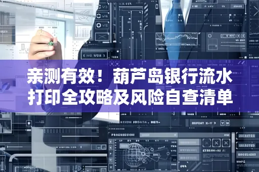 亲测有效!葫芦岛银行流水打印全攻略及风险自查清单