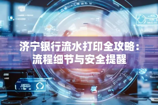 济宁银行流水打印全攻略:流程细节与安全提醒